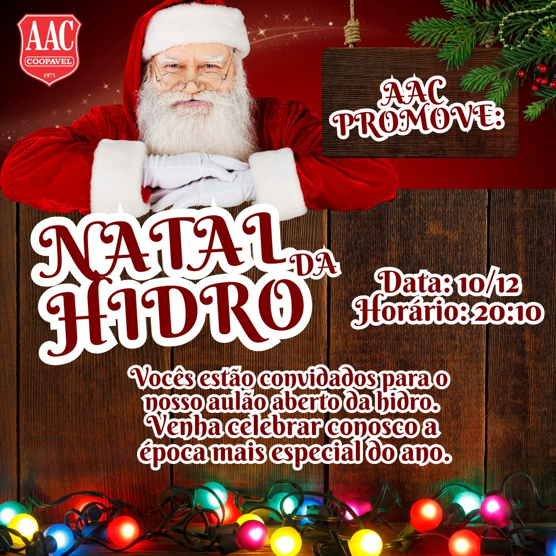 Aulão aberto de Hidro!